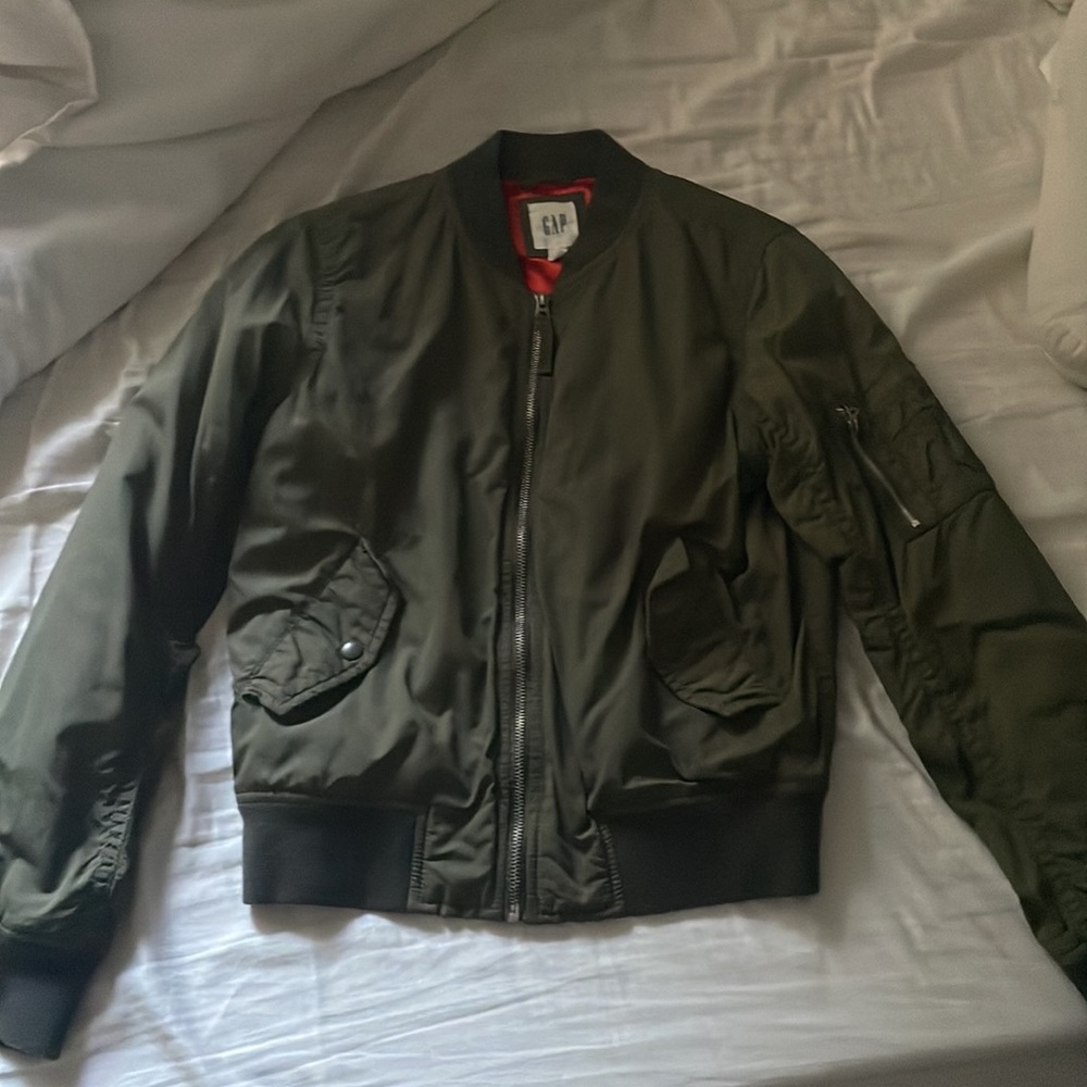 Green Gap Bomber Jacket - Picture 4 of 5